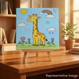 Giraffe Painting Kit for Kids | Ready to Paint Canvas