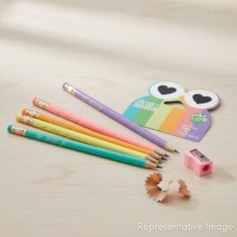 2B Round Pencil Set for Kids – 12 Pcs Pastel Pencils