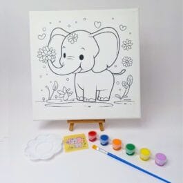 elephant-painting-kit-for-kids-ready-to-paint-canvas