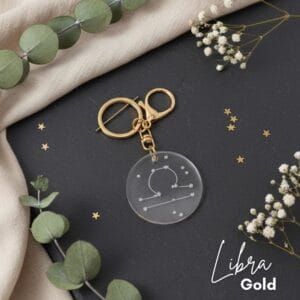 Libra Zodiac Keychain