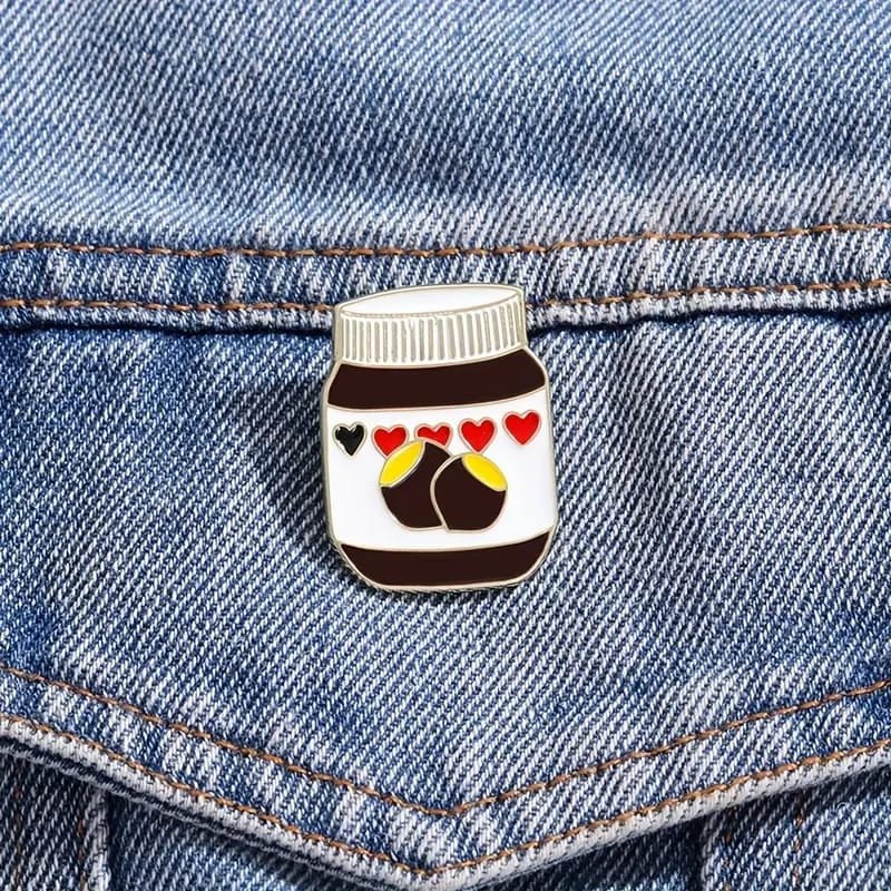aesthetic enamel pin for jacket