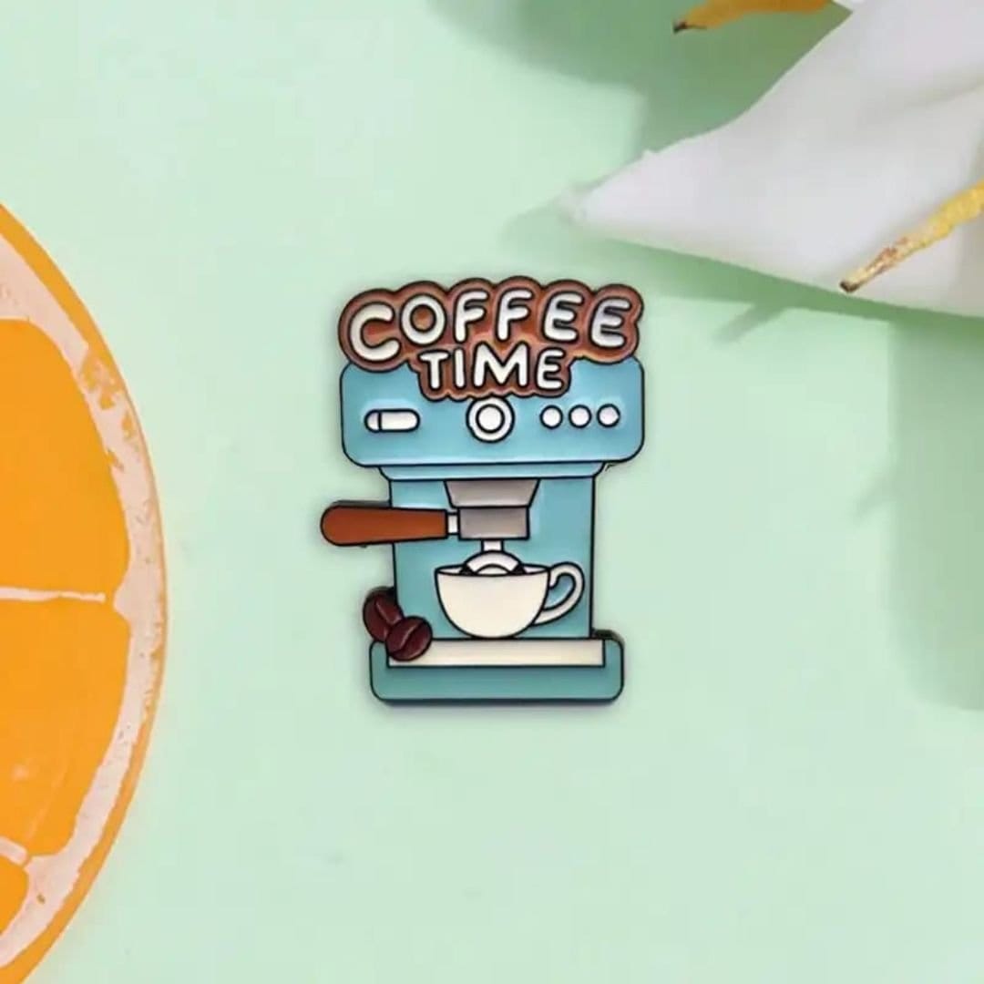 coffee lover gift enamel pin 3cm compact hard enamel india buy online