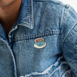 Enamel Pin for Coffee Lovers – A Cup of Coffee