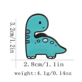 Cute Dinosaur Enamel Pin – Fun Baby Dino Accessory