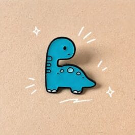 Cute Dinosaur Enamel Pin – Fun Baby Dino Accessory