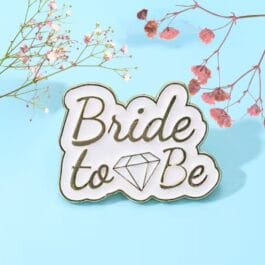 Bride to Be Enamel Pin – Elegant Bridal Statement Pin