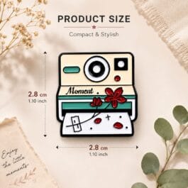 Vintage Instant Camera Enamel Pin