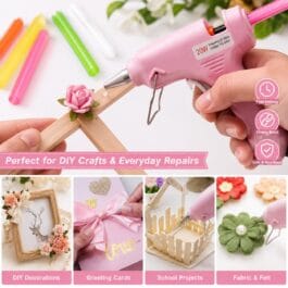 Pastel Hot Glue Gun Sticks Set of 5 for DIY Crafts & Repairs