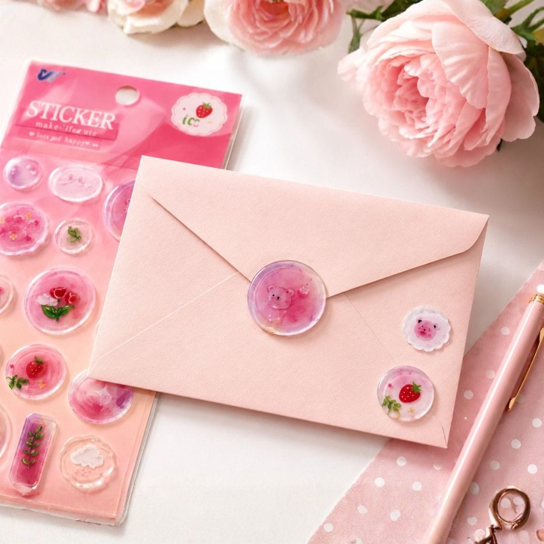 Transparent Bubble Stickers for Journals and Scrapbooks