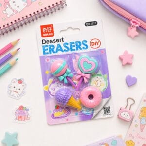 Dessert erasers - set of 4