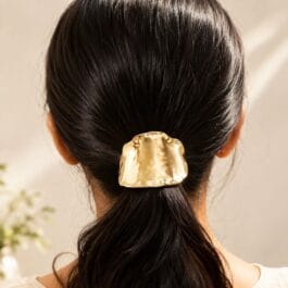 Gold Tone Flower Pearl Hair Tie for Women (Copy)
