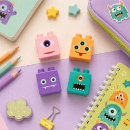 Block Erasers for school kids