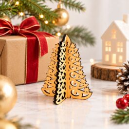 3D Christmas tree - 4 inch